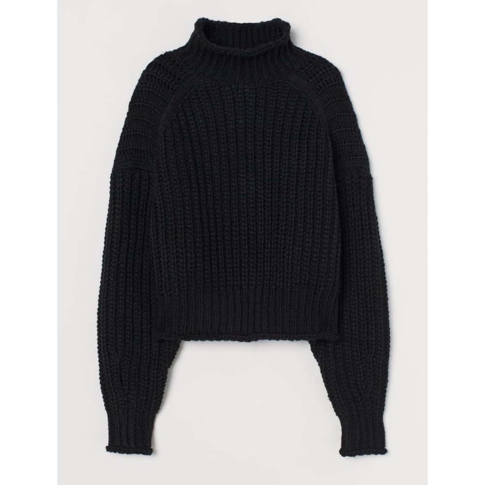 H&M Knit Turtleneck Sweater (Available in Black & Grey) - Picture 4 of 16